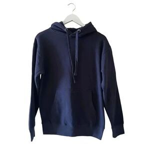 Cotton Heritage Navy Unisex Long Sleeves Hoodie “Safety & Security Team” Logo S